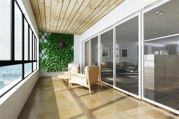 封闭式阳台装修效果图 封闭式阳台装修效果图